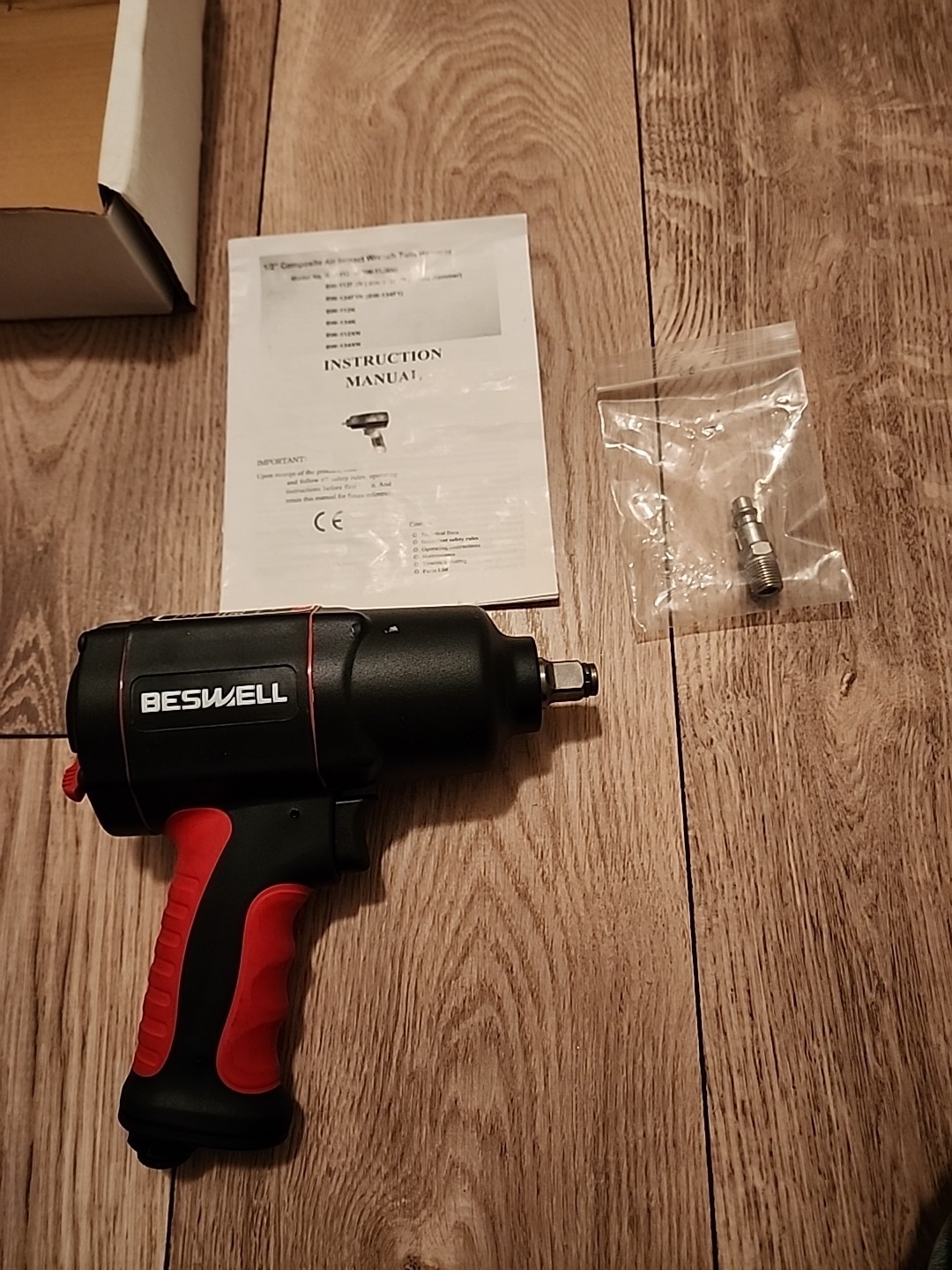BESWELL® 1/2" High Torque Air Impact Wrench with Up to Real 1180 Foot-Pounds BW gallery