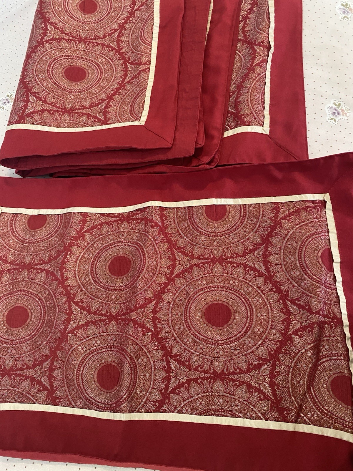 Brocade Mandala Pattern table mats Set of 6 gallery