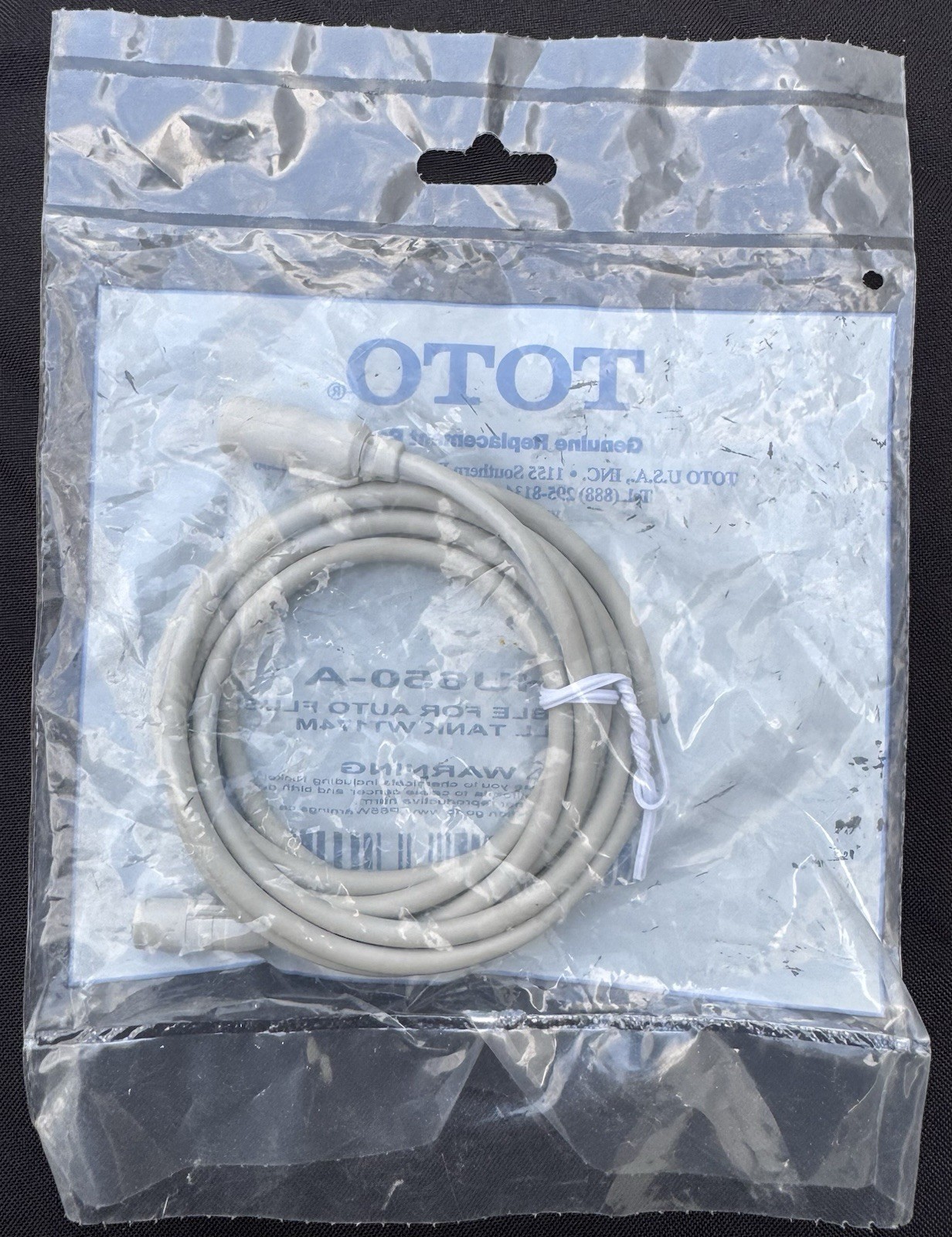 TOTO THU650-A POWER CABLE FOR AUTO FLUSH IN WALL TANK WT174M gallery