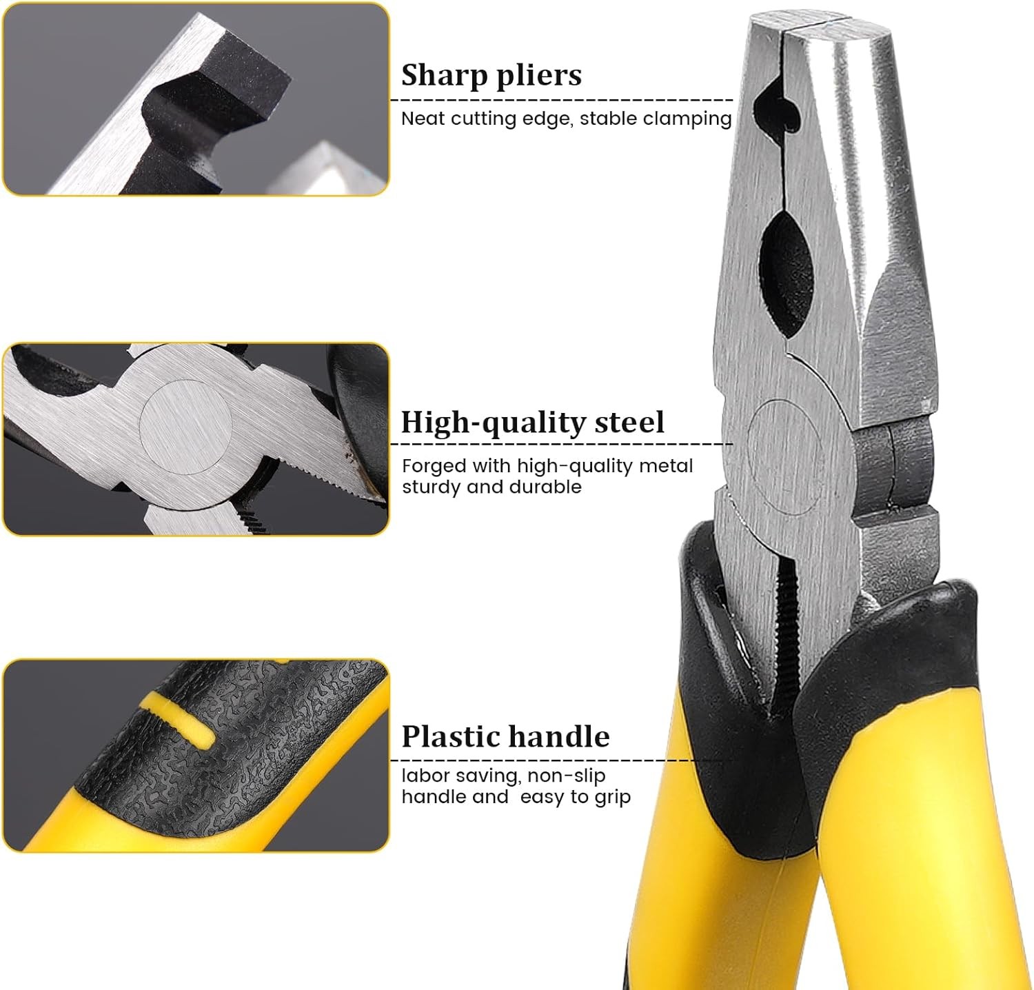 1800PCS Wire Cage Clips and Pliers Rabbit Chicken J Clip gallery