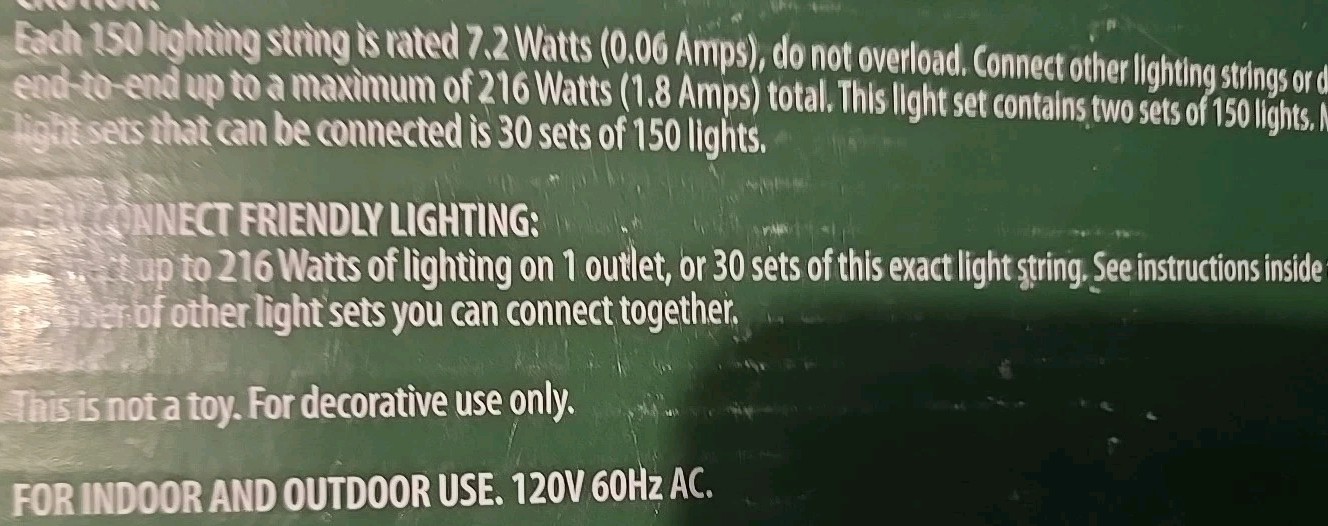 Holiday Time 300 Ct Red LED Mini Christmas Lights on Green Wire, 61.3'. NEW gallery