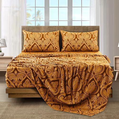 Lux Decor Full Size Bed Sheets Set 6-Pc Cooling Bed Set Breathable Hotel Styl... gallery
