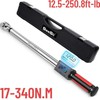 Digital Torque Wrench 1/2" Drive 12.5-250.8ft-lbs/17-340N.m 2% Torque Accuracy gallery