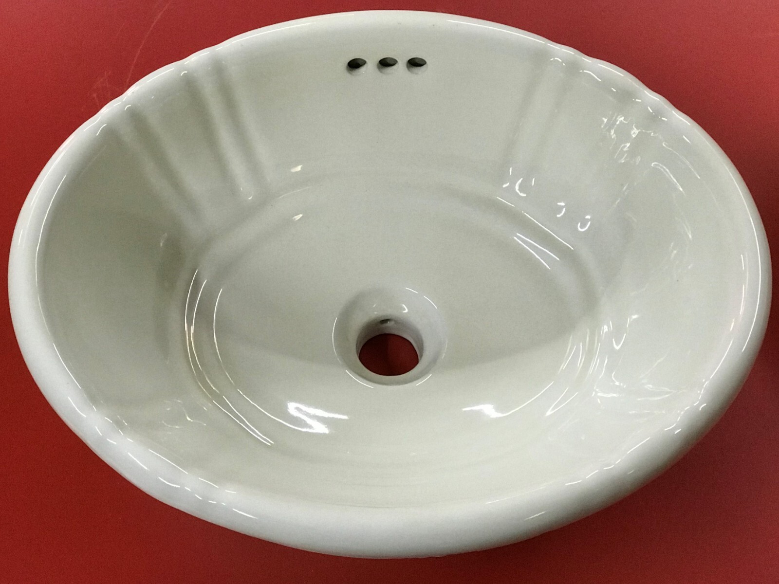 Drop-In Bathroom Sink in Bisque NEW gallery