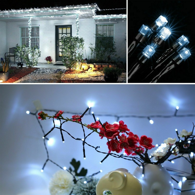 Durable 100 LED Solar String Lights Outdoor Garden Wedding Party Christmas gallery