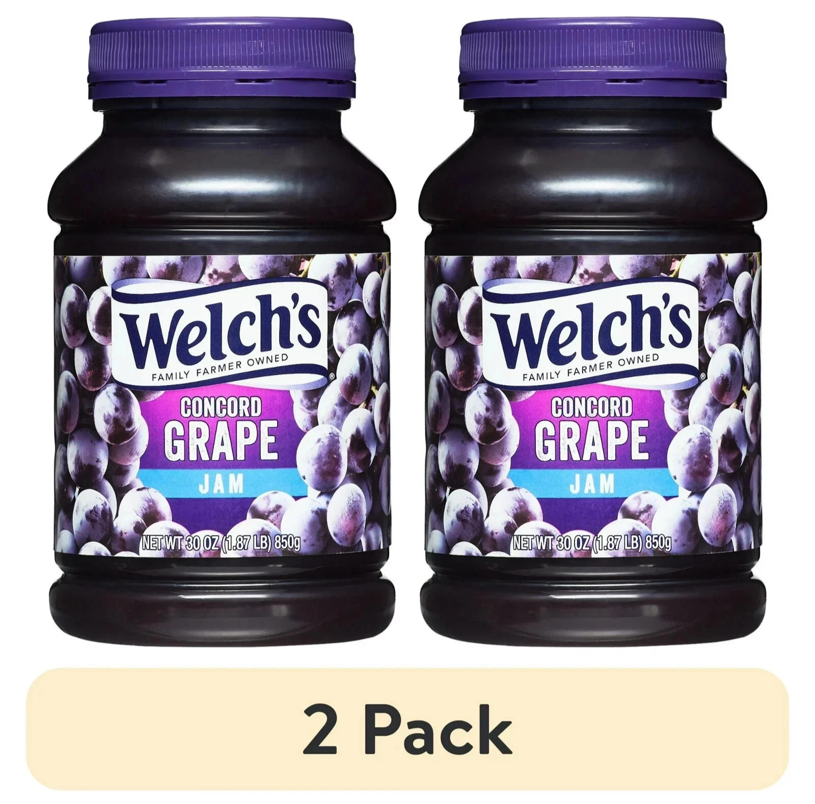 (2 pack) Welch's Concord Grape Jam, 30 oz Jar... gallery
