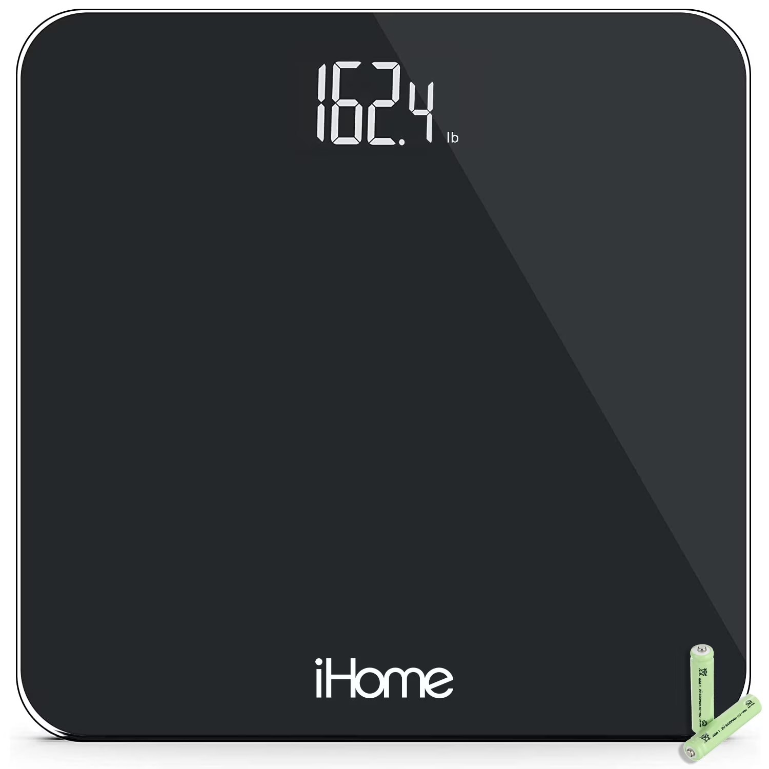 iHome Digital Bathroom Scale 397 lb with Fit, Personal Coach App. gallery