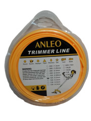 Anleo Force String Trimmer Line 1 lb. spool 120 in. SQUARE, Yellow