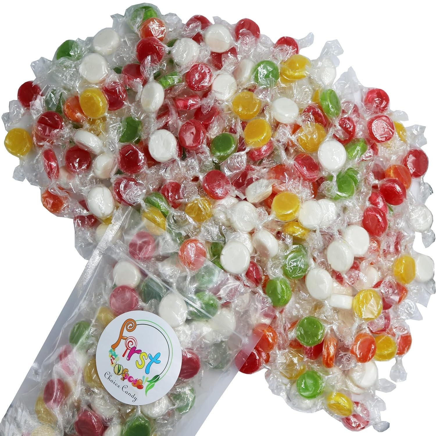 FirstChoiceCandy Assorted Tropical Fruit Individually Wrapped Hard Candy gallery