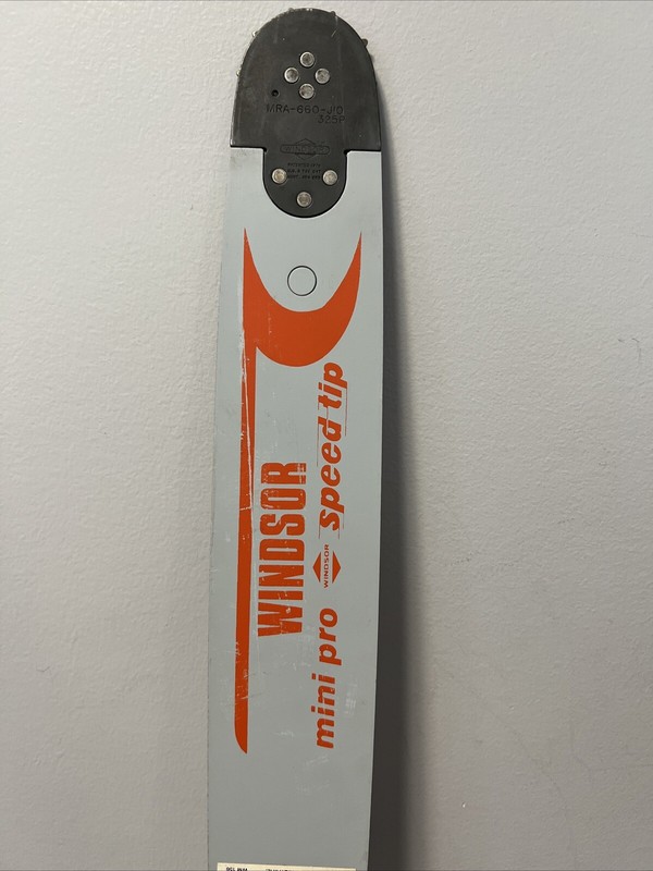 VTG 14” Chainsaw Guide Bar: Windsor Speed Tip Mini Pro 14PC58MS, Made In Canada gallery
