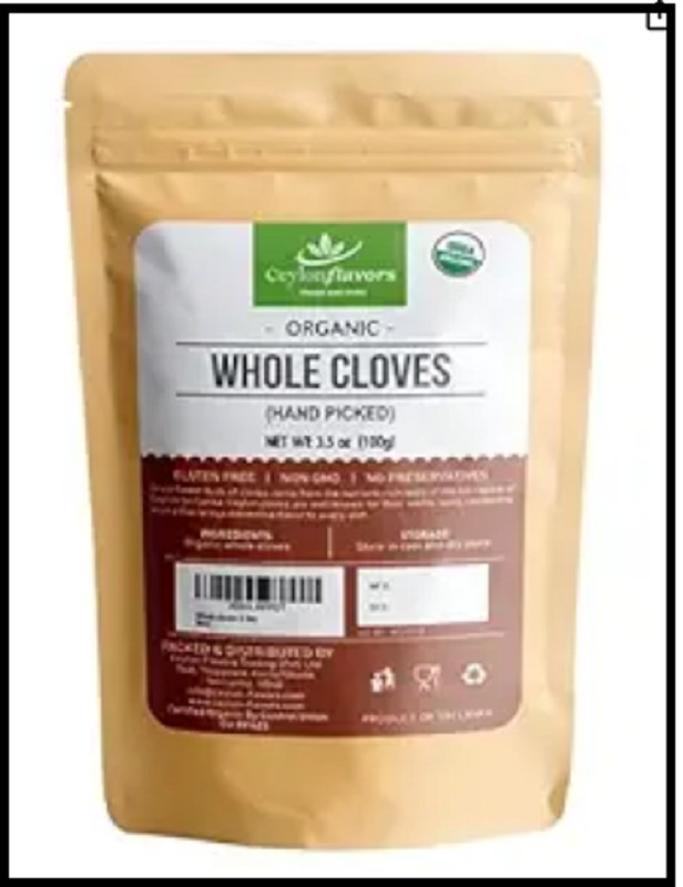 Ceylon Flavors Organic Premium Hand Picked Whole Cloves 3.5 gallery