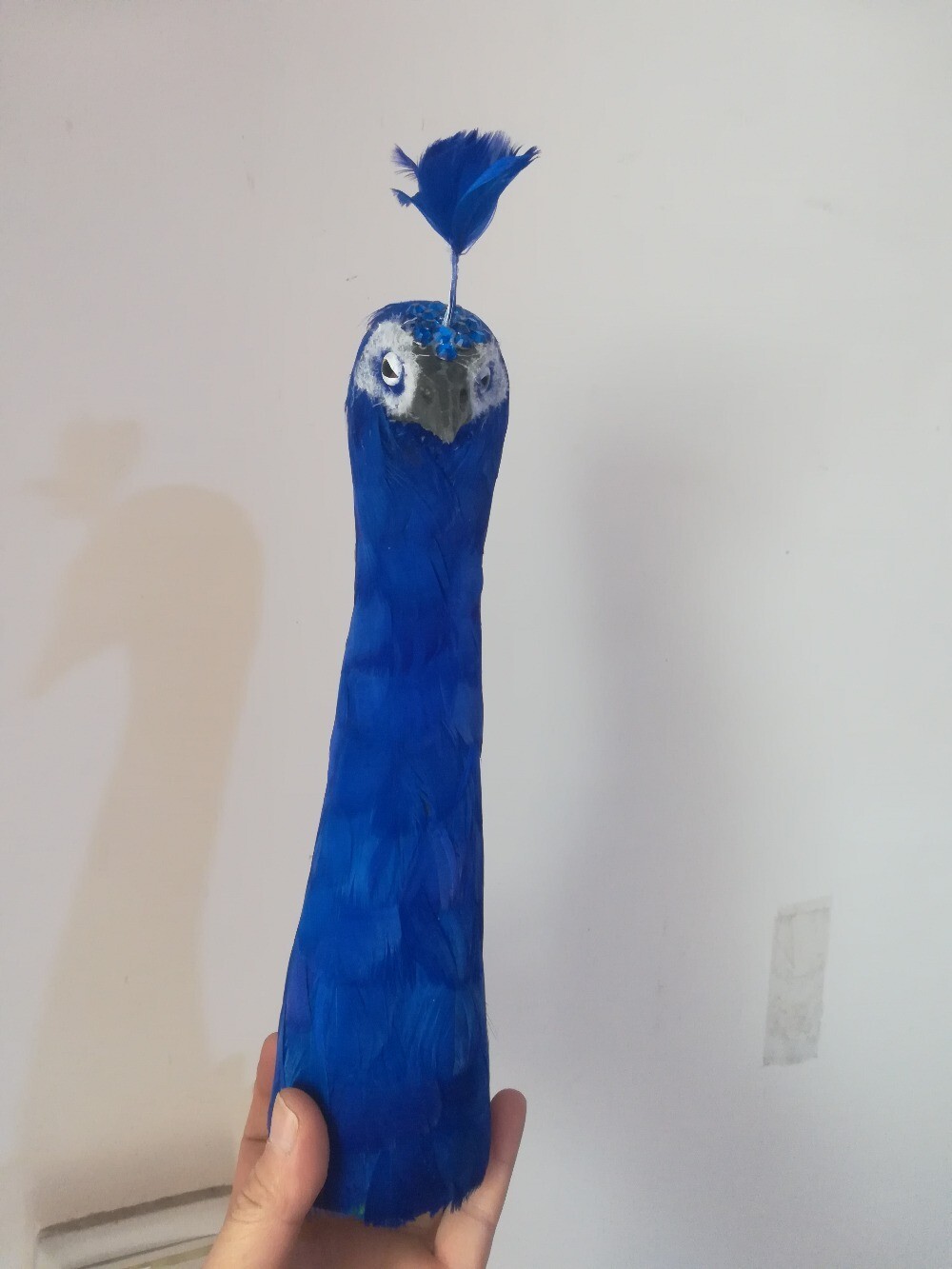 simulation blue peacock head model foam&feather peacock bird head about 30cm gallery