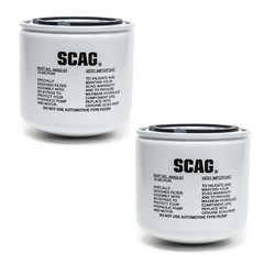 2 Pack SCAG Element Oil Filter for Walk Behind Lawn Mowers / STC48A / 48462-01
