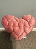 A Puffy Oversize Heart Throw Pillow, 21 in x 25 in. A Pink Heart Pillow!￼￼ gallery