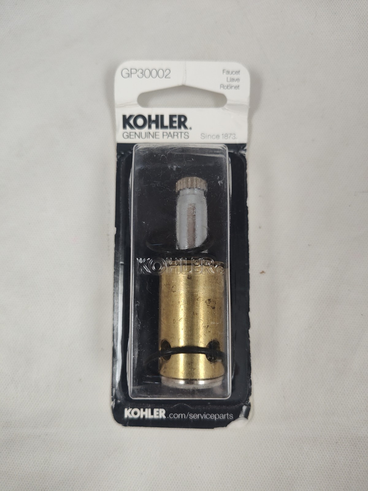 Kohler GP30002 Hot Stem Valvet Assembly Clockwise Brass Valve & Plastic Plunger gallery