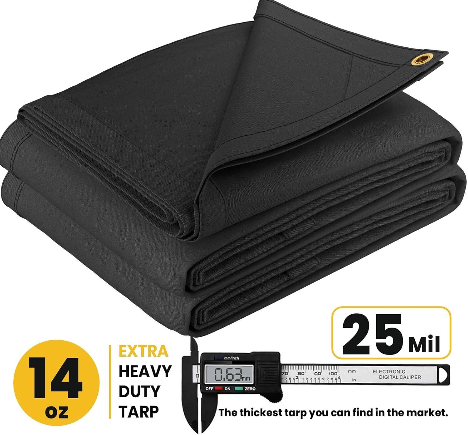 PROTARP Heavy Duty Canvas Tarp Water & UV Resistant, 100% Virgin Tarpaulin Cover gallery
