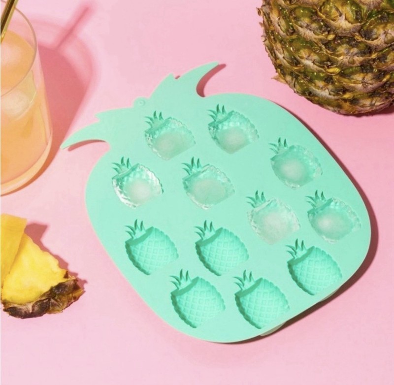 Pineapple Ice Cube Tray 9 Pineapple-Shaped Cubes Set of 2 RV $30 Blush Brand gallery
