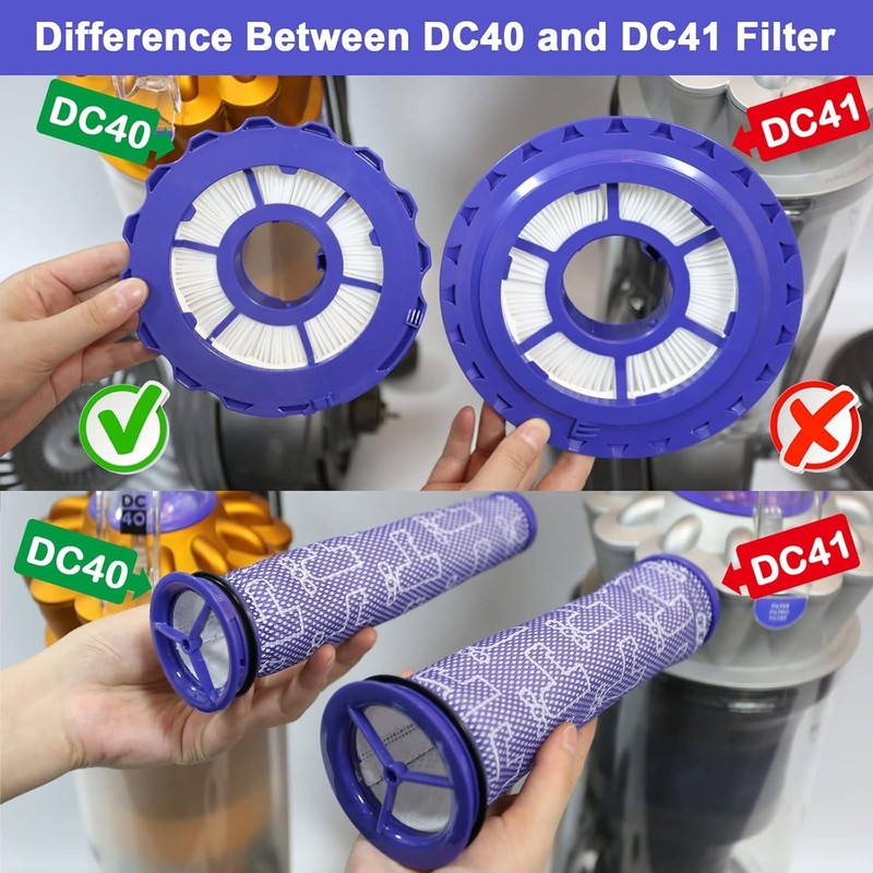 2+2pk HEPA Post & Pre Motor Filter Replacement For Dyson DC40 Animal 922676-01 gallery