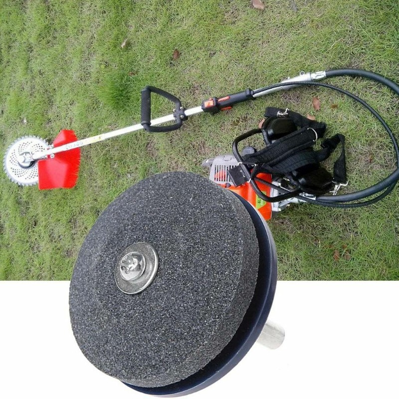 Universal Lawnmower Blade Sharpener Lawn Mower for Any Power Drill Hand Drill US gallery