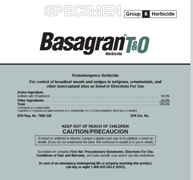 BASF Basagran T&O 1 GL Post-emergent Nutsedge Control for Turf and Ornamentals gallery
