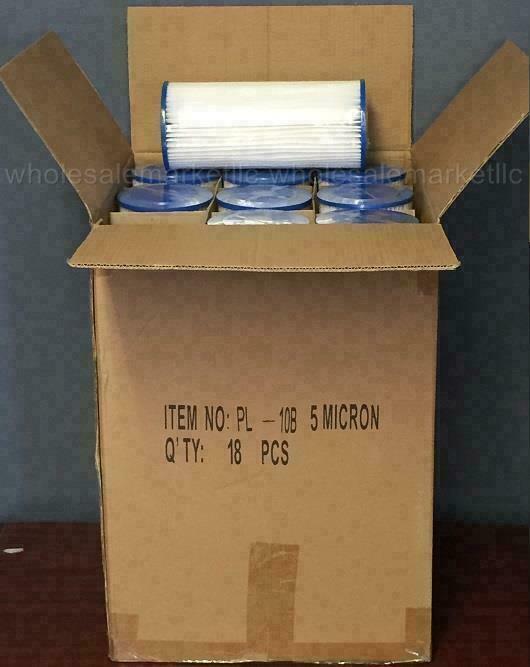 Bluonics Pleated Sediment Water Filters 18 Washable 4.5 x 10 Cartridge 5 Micron gallery