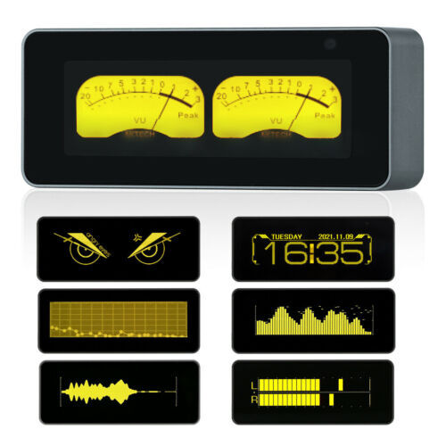 OLED Digital Analyzer Sound Level Meter Display Audio Spectrum For Home gallery