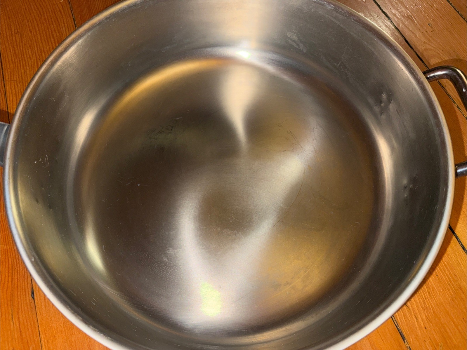 SITRAM 28S 11” Stainless Steel Copper Core saute pan NFS (made in France) no lid gallery
