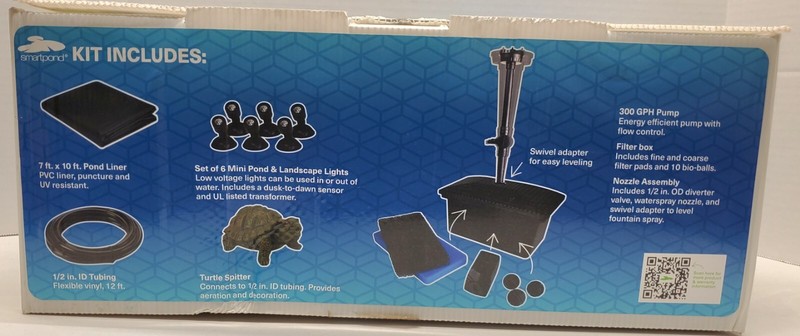 Smartpond Ultimate Pond Kit Pump Filter for Ponds up to 300 Gallons 91340 gallery