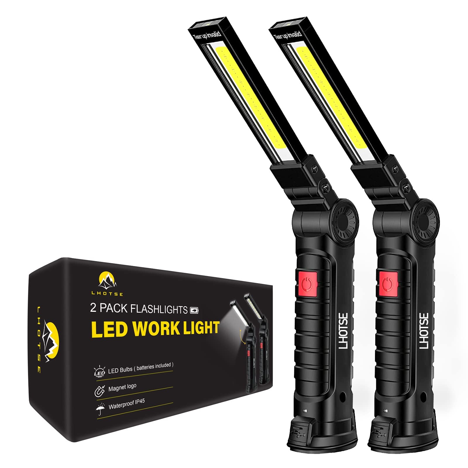 Tool Gifts for Men Dad Him, Rechargeable Work Lights, LED Work Light with Mag... gallery