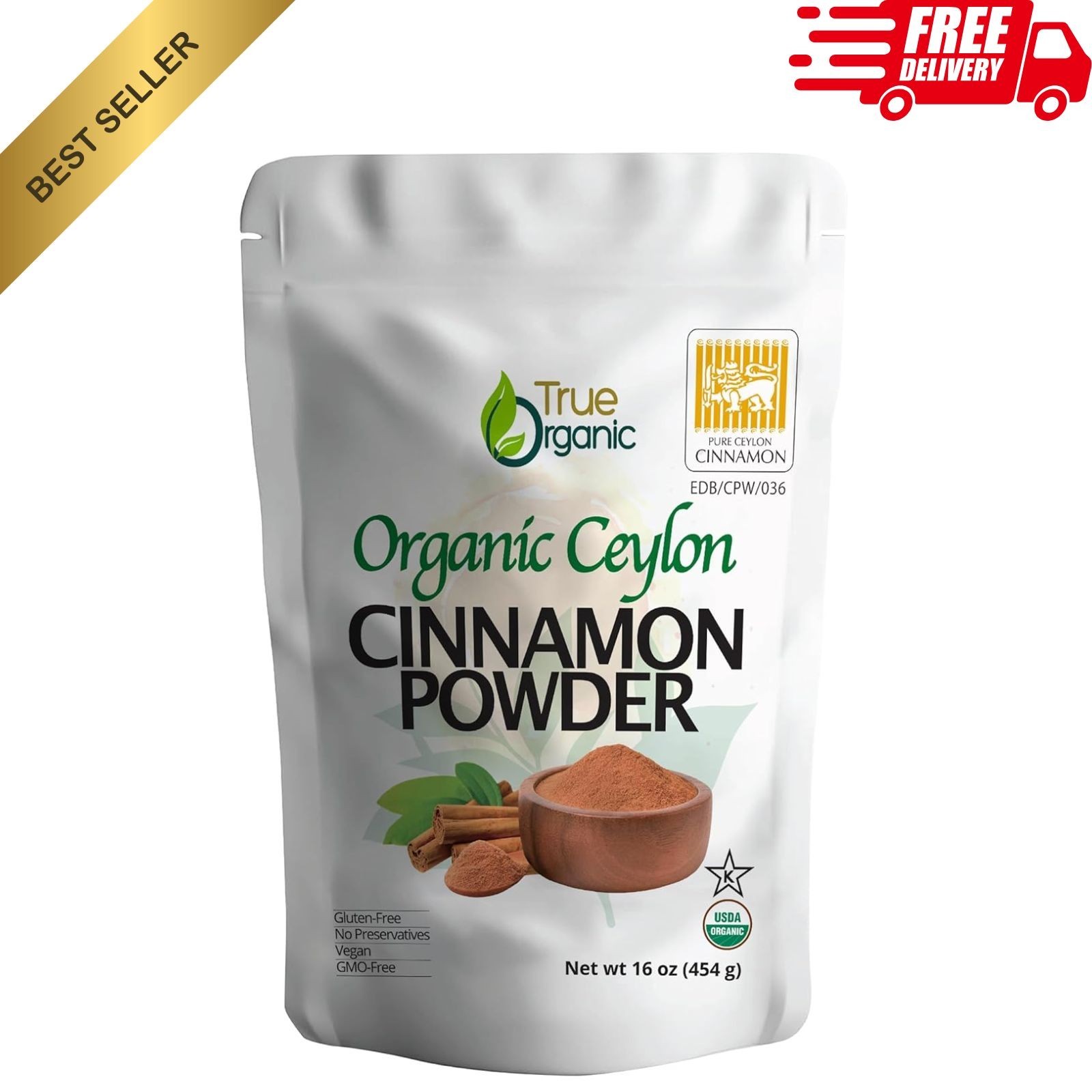 Organic Ceylon Cinnamon Powder 1lb Pure Ground Gluten Free gallery