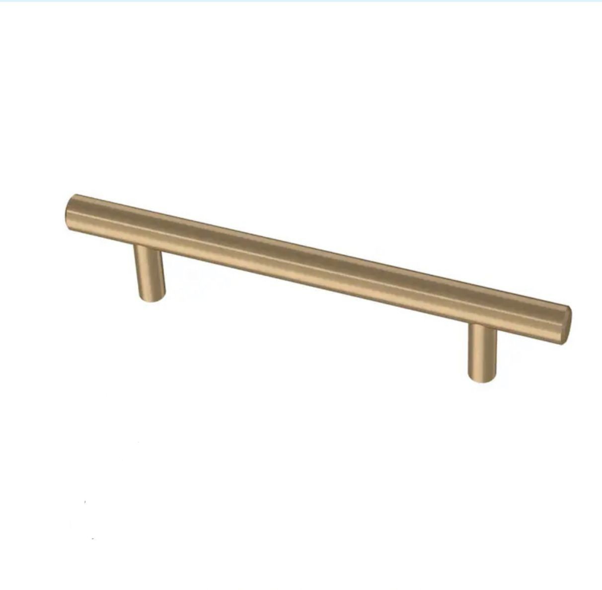 Kitchen Cabinet Handles 5-1/16-in,128mm champagne bronze cylindrical bar 5pack gallery