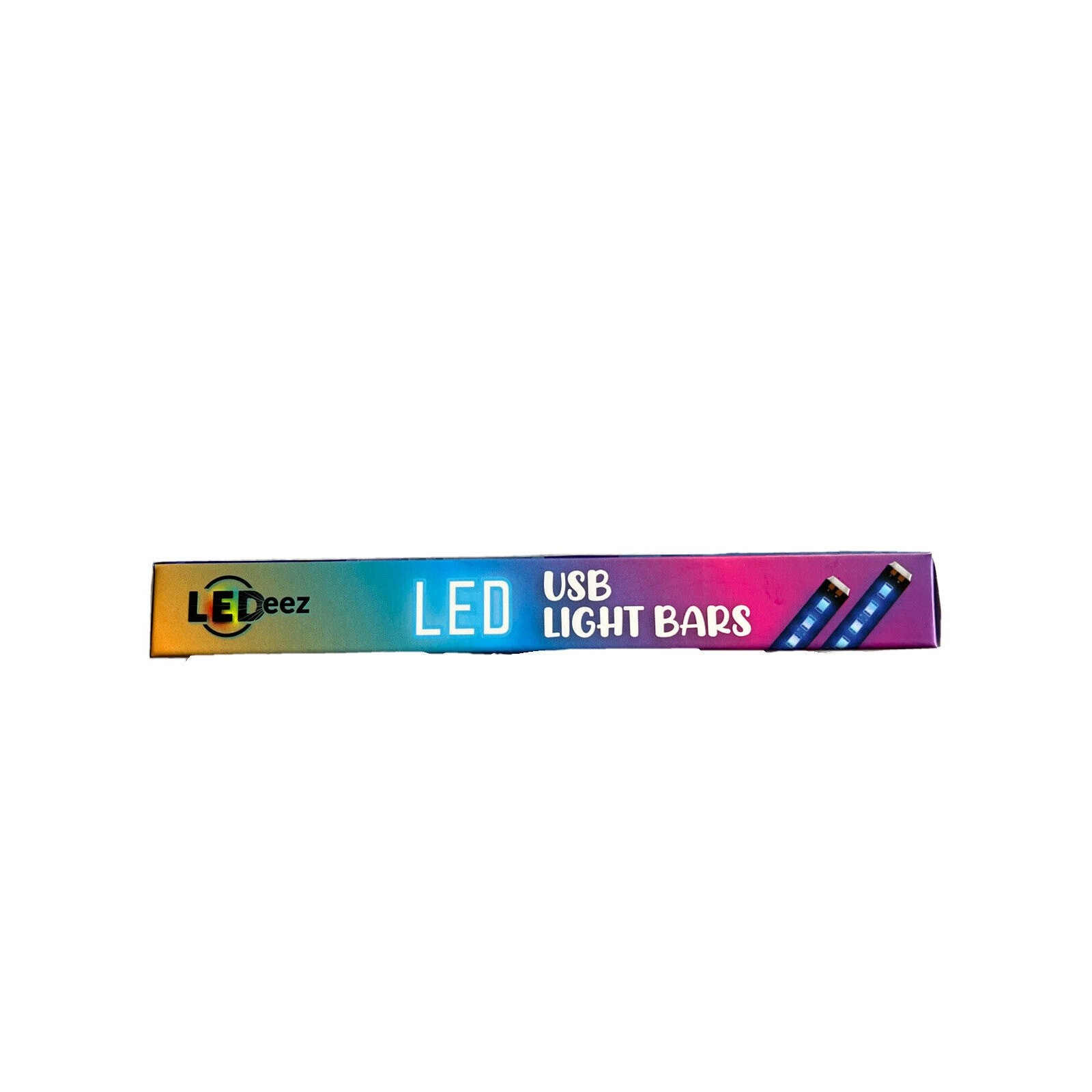 LEDeez BLUE Light Bar 2 Pack Neon Light Glow 5 inch Bars USB NEW gallery