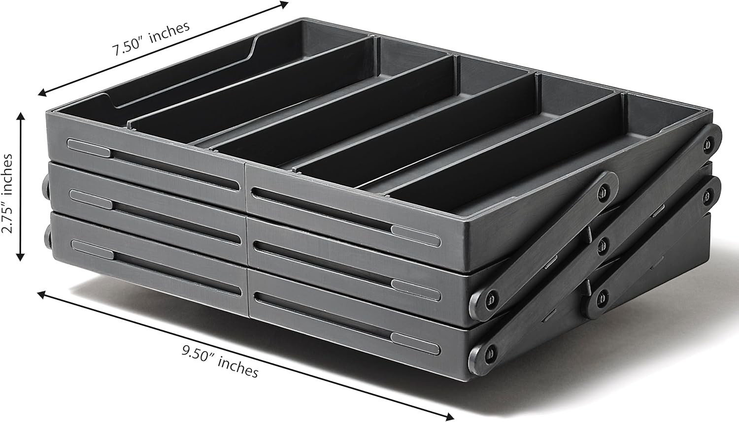 Smart Drawer Organizer Multi-Level Jewelry /Cosmetics Storage 9.5" x 7.5" x 2.75 gallery