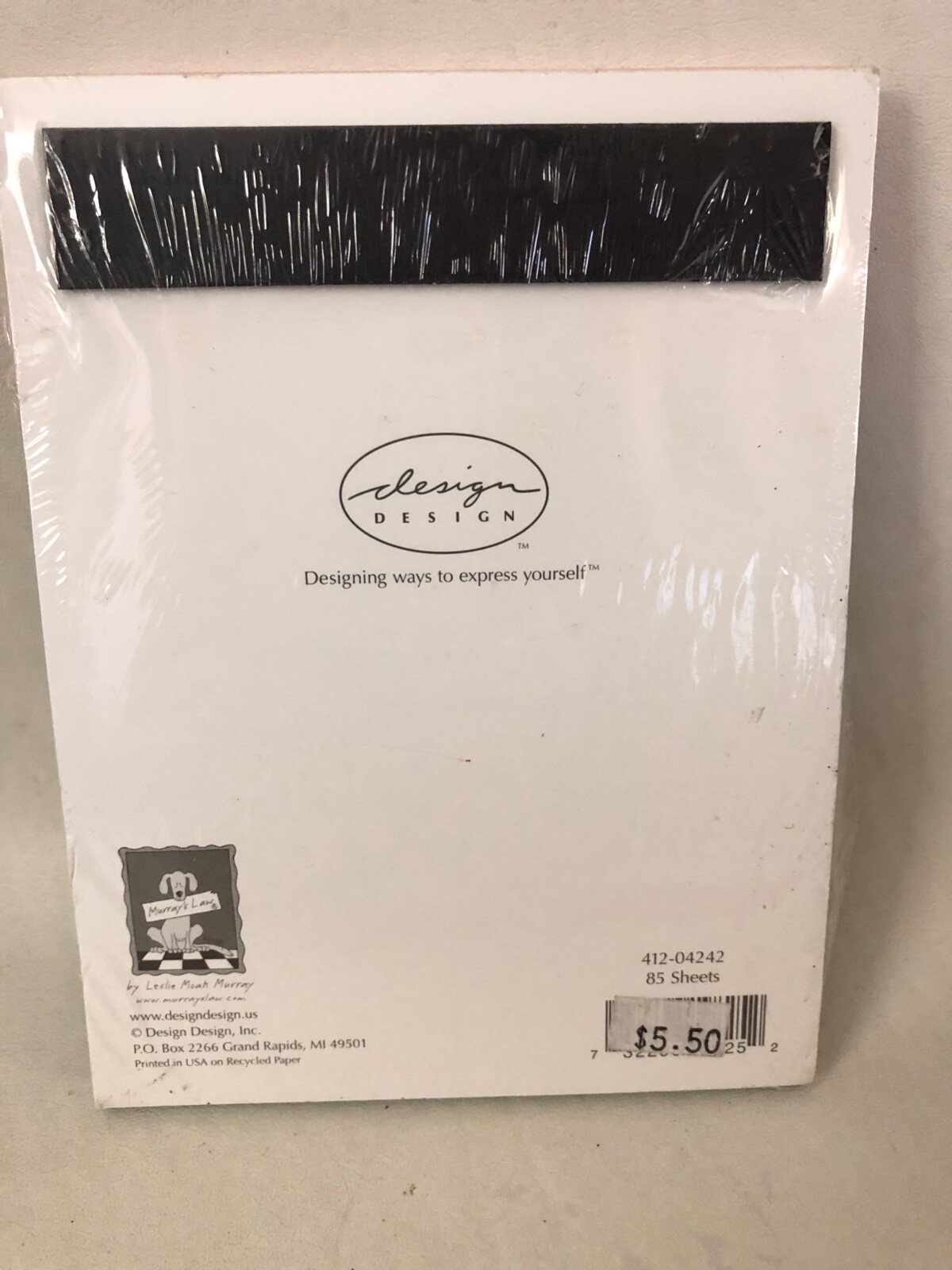 Leslie Moak Murray's Law I'M NOT PERFECT BUT..... Self Stick Note Pad 85 SEALED! gallery