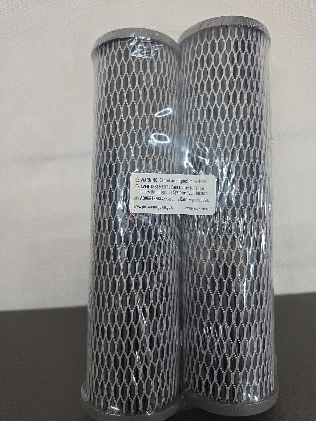 2 Pack Pentek NCP-10 Standard 10 Inch Undersink Carbon Impregnated Water Filter gallery