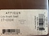 NEW~ATTICUS STAINLESS STEEL CAKE STAND 12 3/4 x 5 1/2-ship free gallery