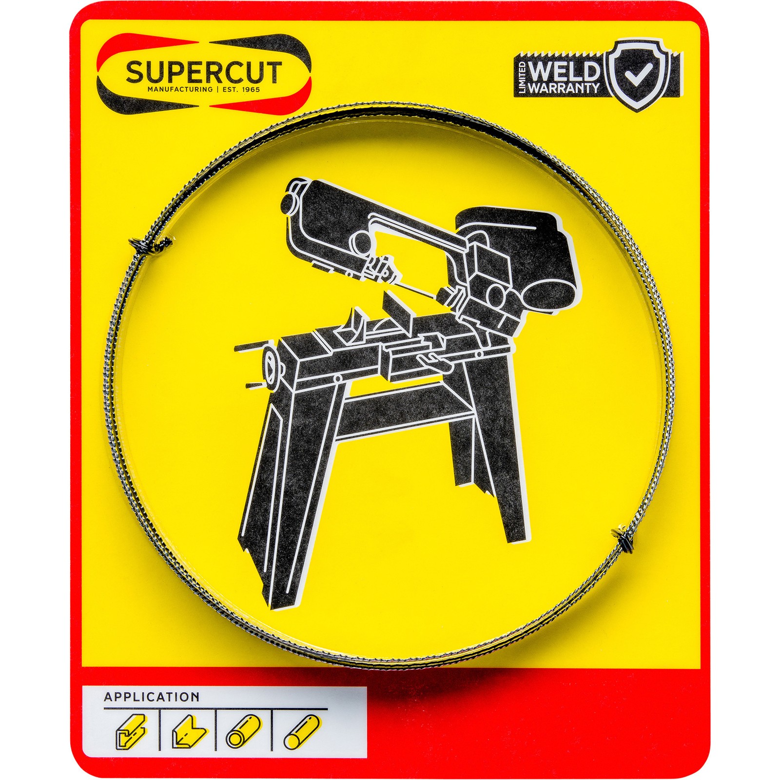 SuperCut Bi-Metal Replacement Band Saw Blade, 56 1/2in.L x 1/2in.W x 0.025in. gallery