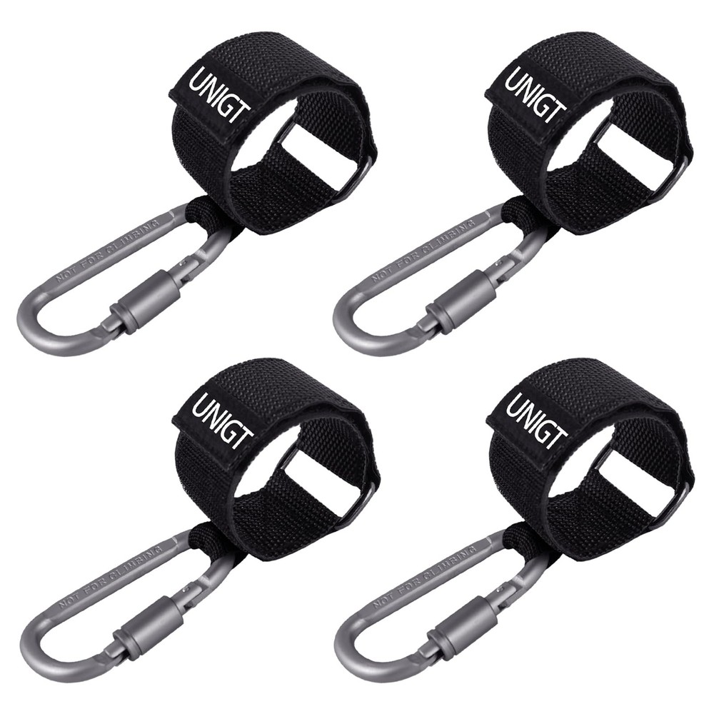 4 Pack UTV Hooks for Headsets, Helmets, Goggles Carabiner Accessory Hanger