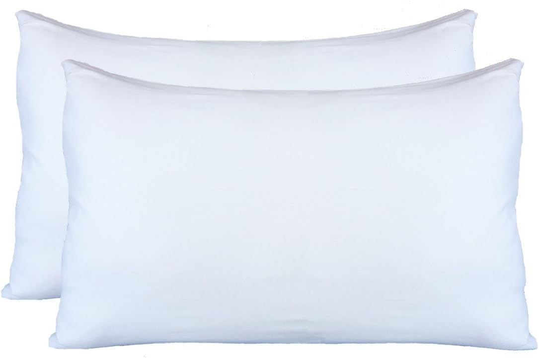 Extra Soft Jersey Knit Pillow Cases, Standard Size with Hidden Zipper, Soft T... gallery