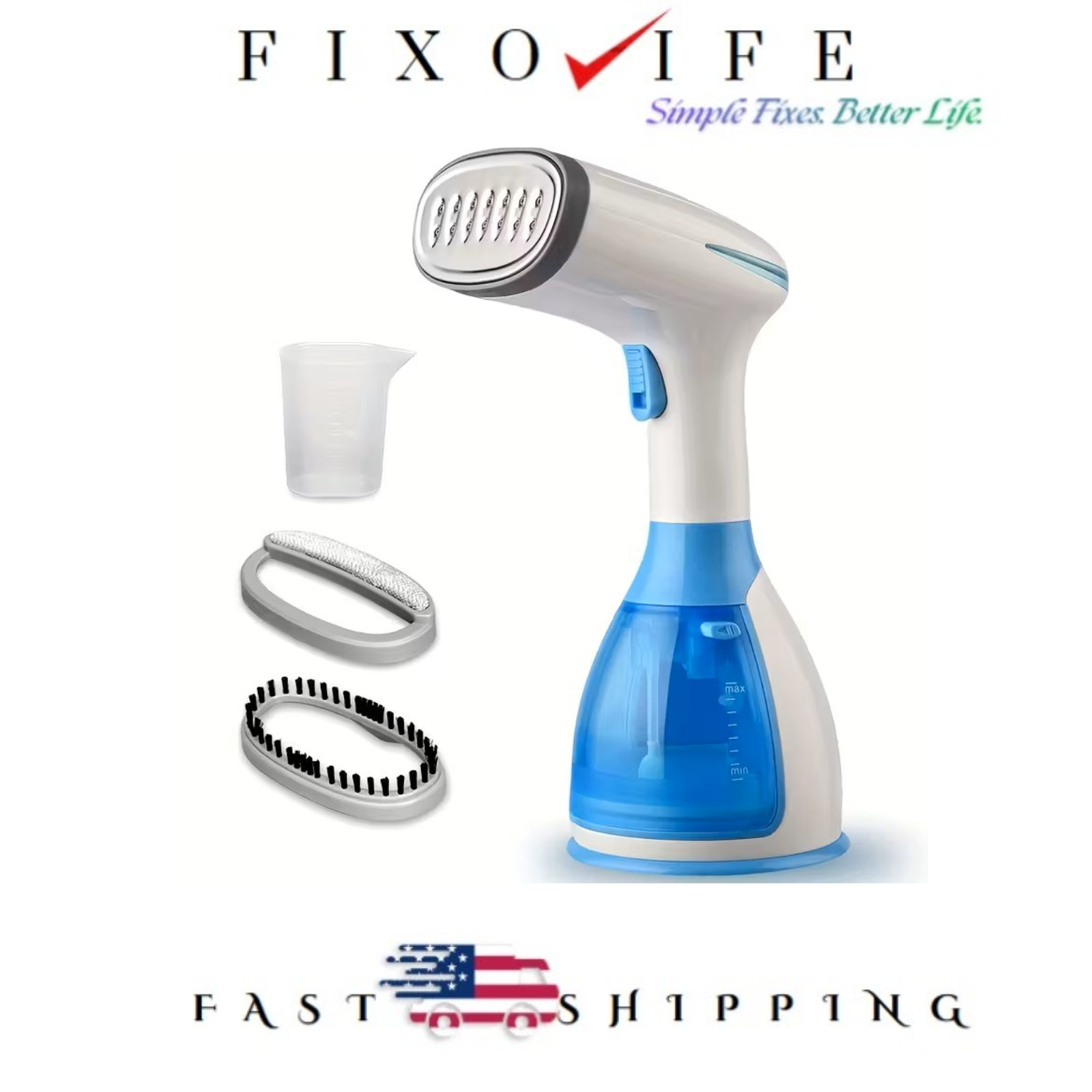 High Power Handheld Steamer 9.47oz Removable Tank 1500W-FAST FREE US SHIPPING gallery