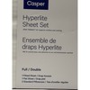 Casper Hyperlite Cooling Grid Weave 100% Lyocell WHITE 4pc FULL Sheet Set NWT! gallery
