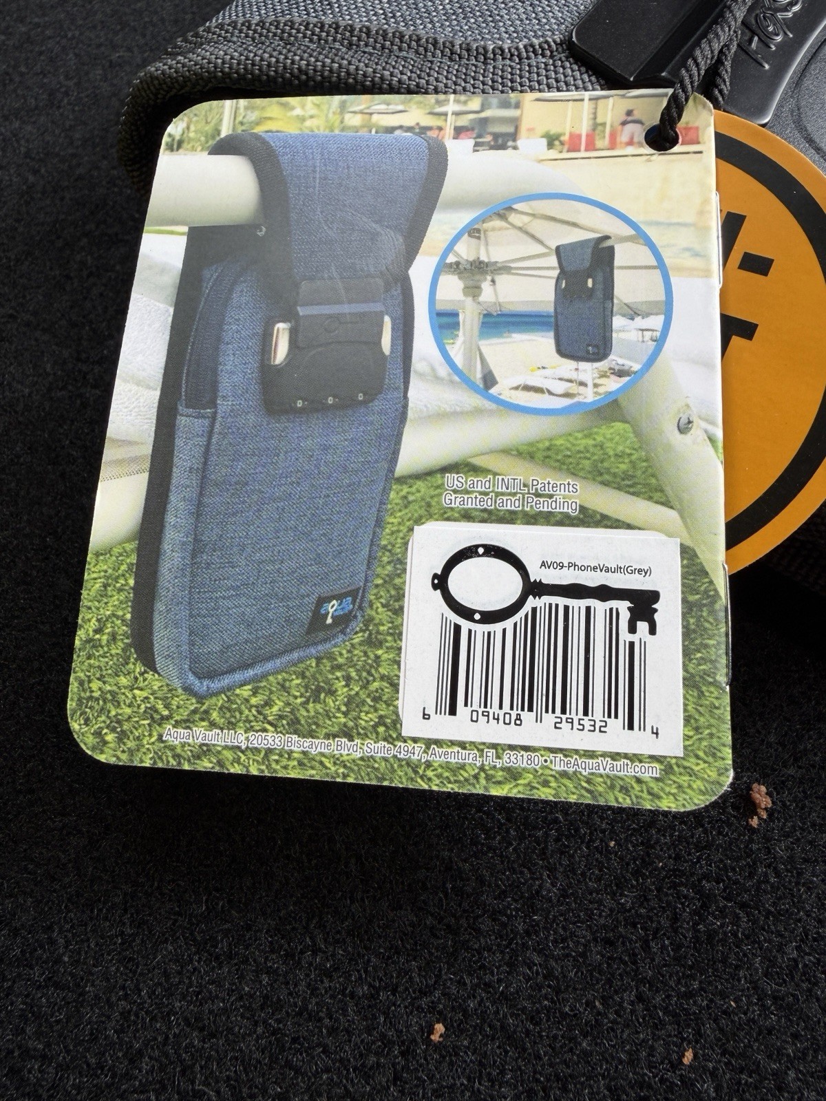 Aqua Vault FLEXSAFE Anti-Theft Portable Safe RFID Water Splash Resistant Grey gallery