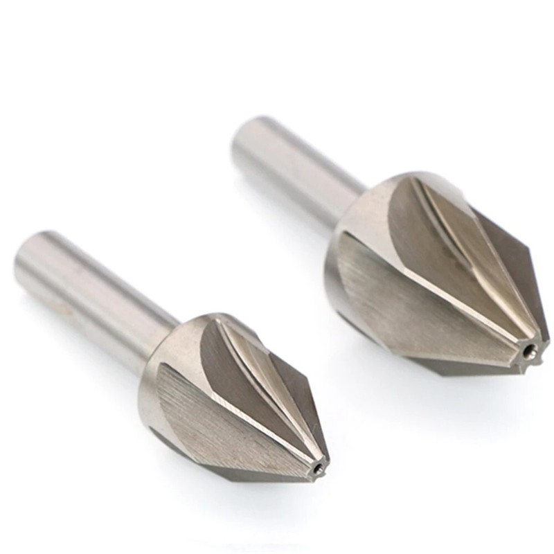 Metal Countersink Drill Bits 6-8Flute 60-120 Degree Chamfer CNC Machine 6-50mm gallery