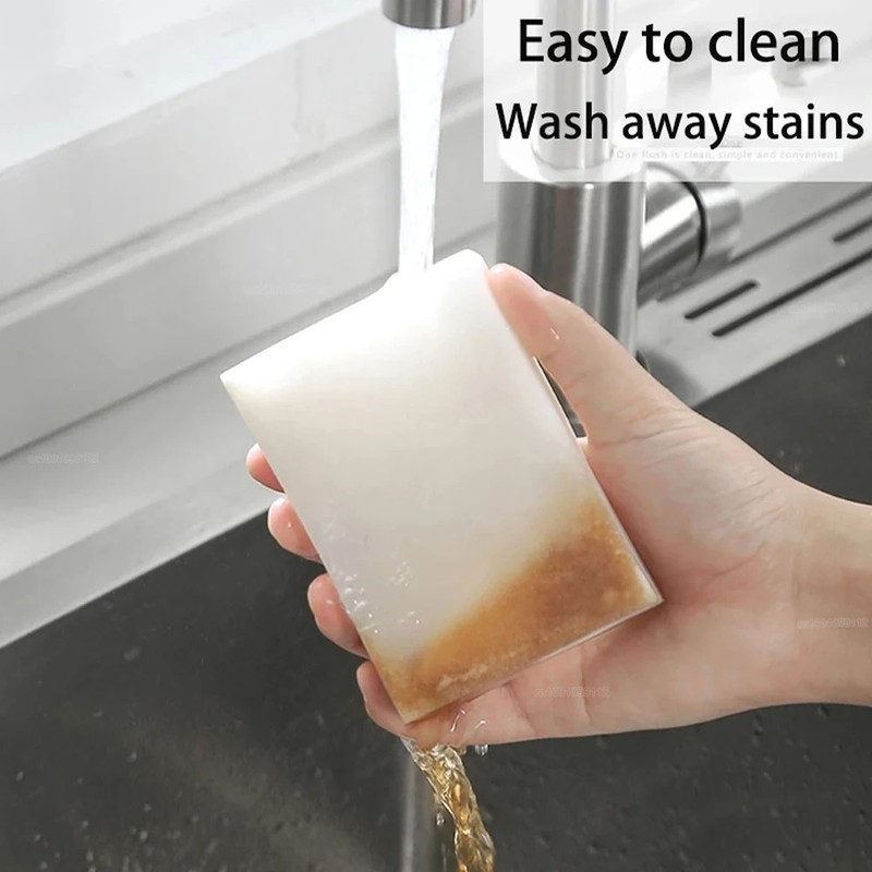 1 - 100pcs Magic Sponge Eraser Melamine Washing Thick Cleaning Foam Home Tool* gallery