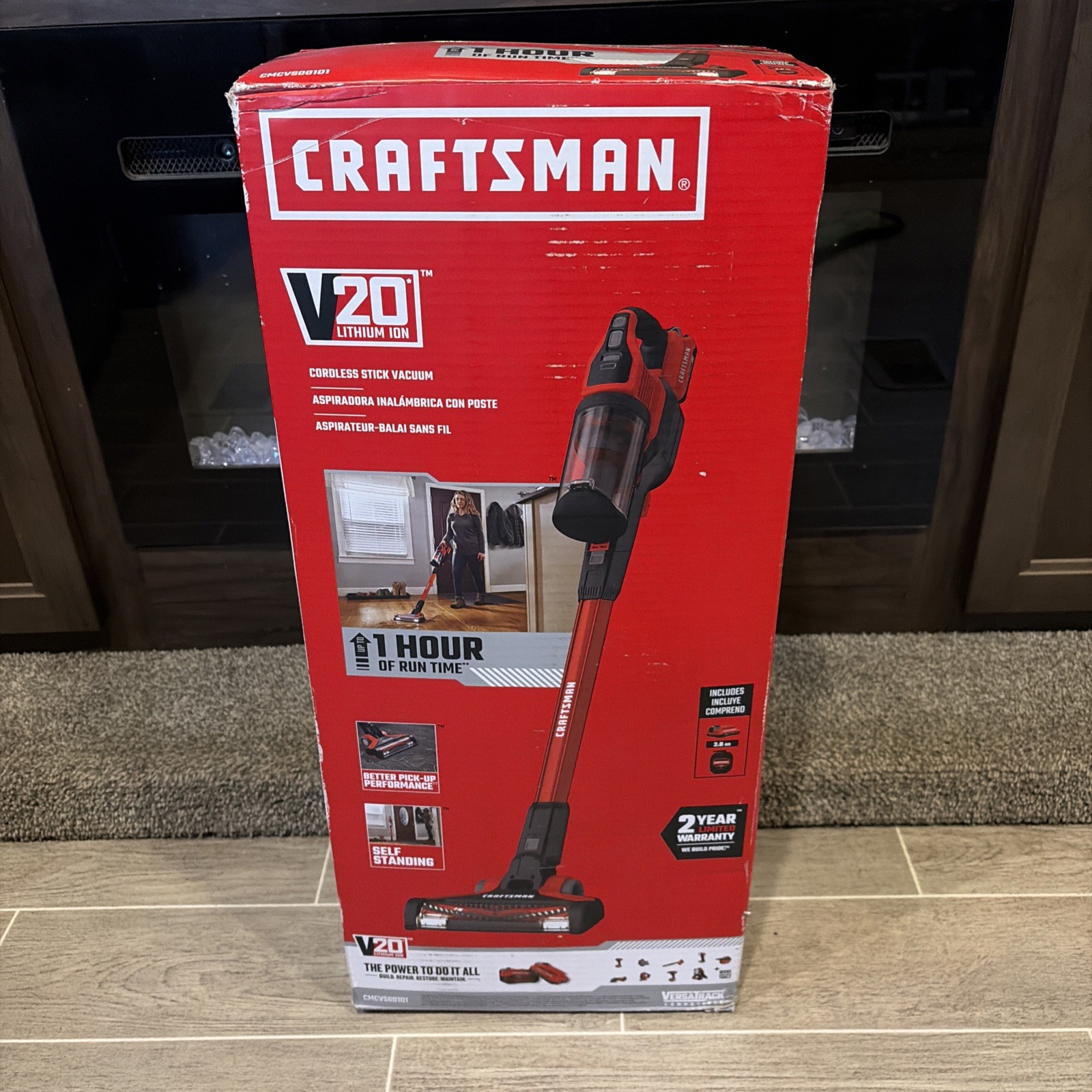 CRAFTSMAN V20 Cordless Stick Vacuum Kit, Removable Battery Included (CMCVS001D1) gallery