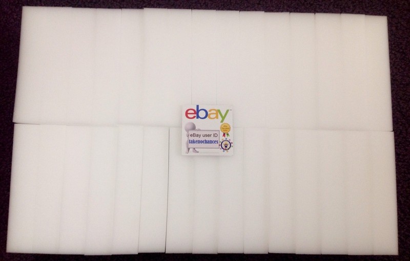 30 PREMIUM Grade Melamine Sponge Eraser BULK PACK 3/4" Works Like Magic! gallery