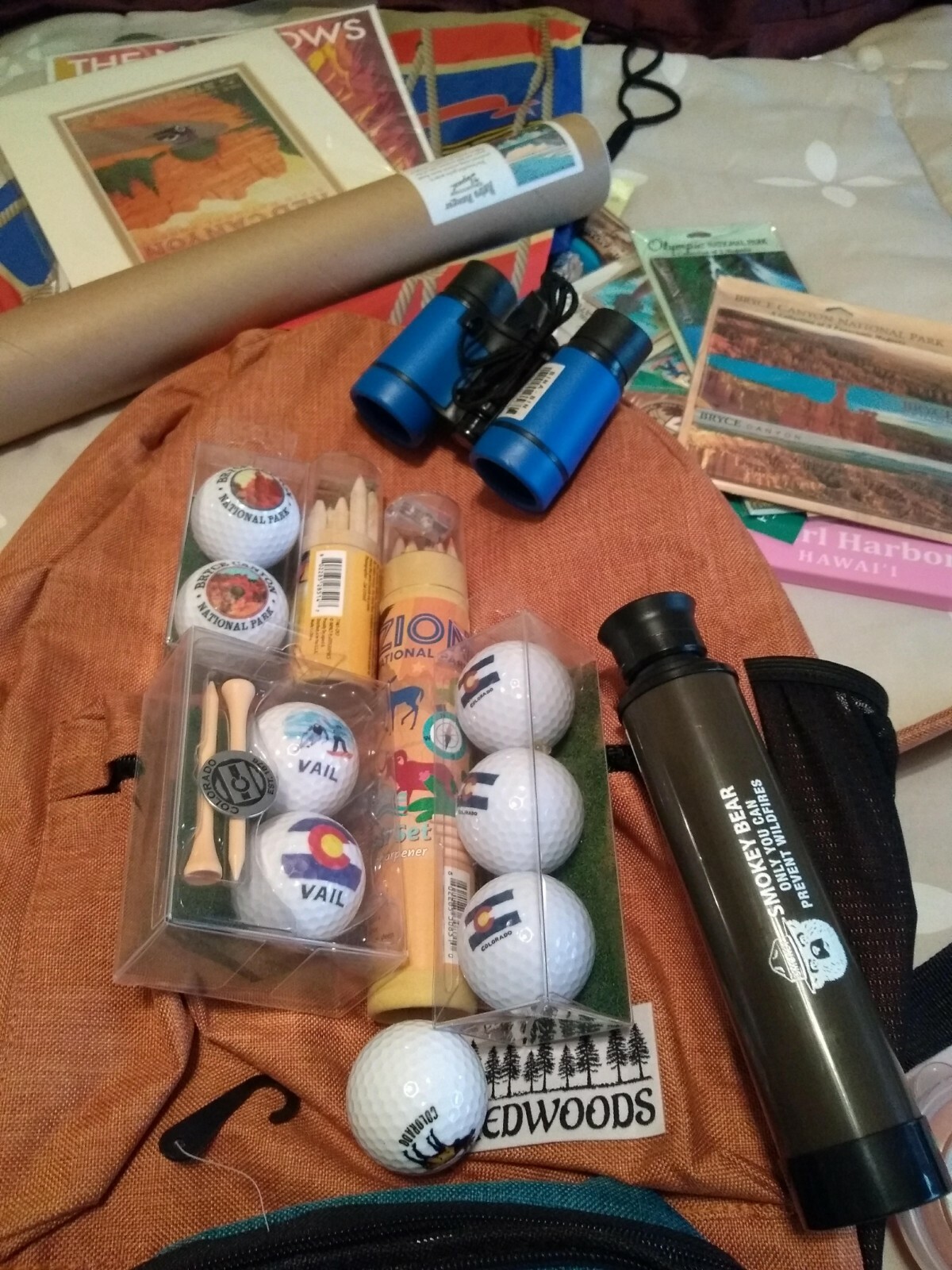 Adventure Backpack Bundle: Backpack Filled with Merchandise