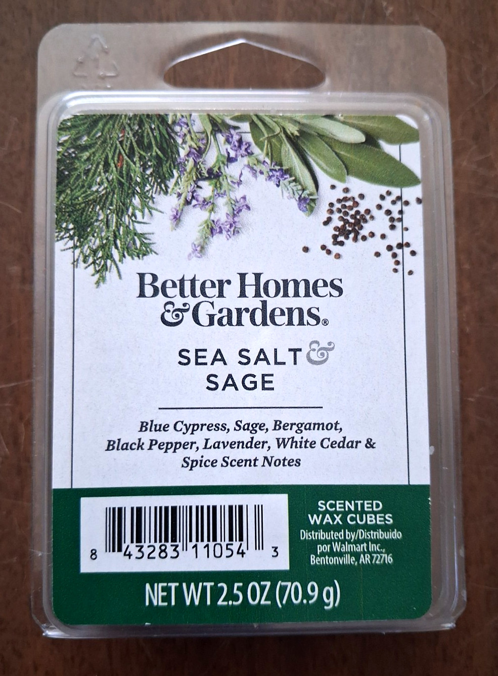 Better Homes & Gardens 4 PACKS Scented Wax Cubes SEA SALT & SAGE Fast Ship gallery