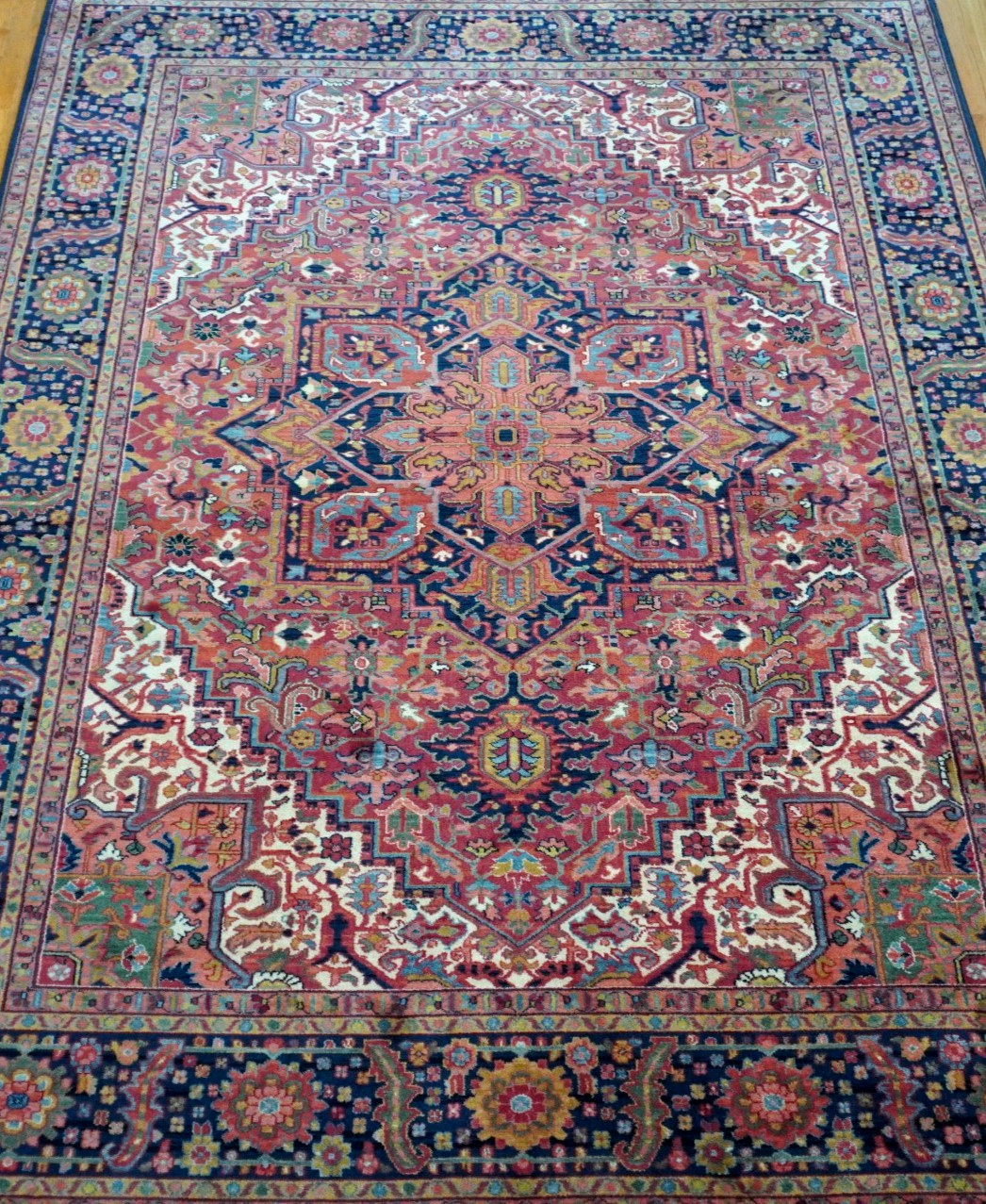 Authentic Karastan Herizz 700-726 Wool Room Size Rug 8'8" x 12' Excellent gallery
