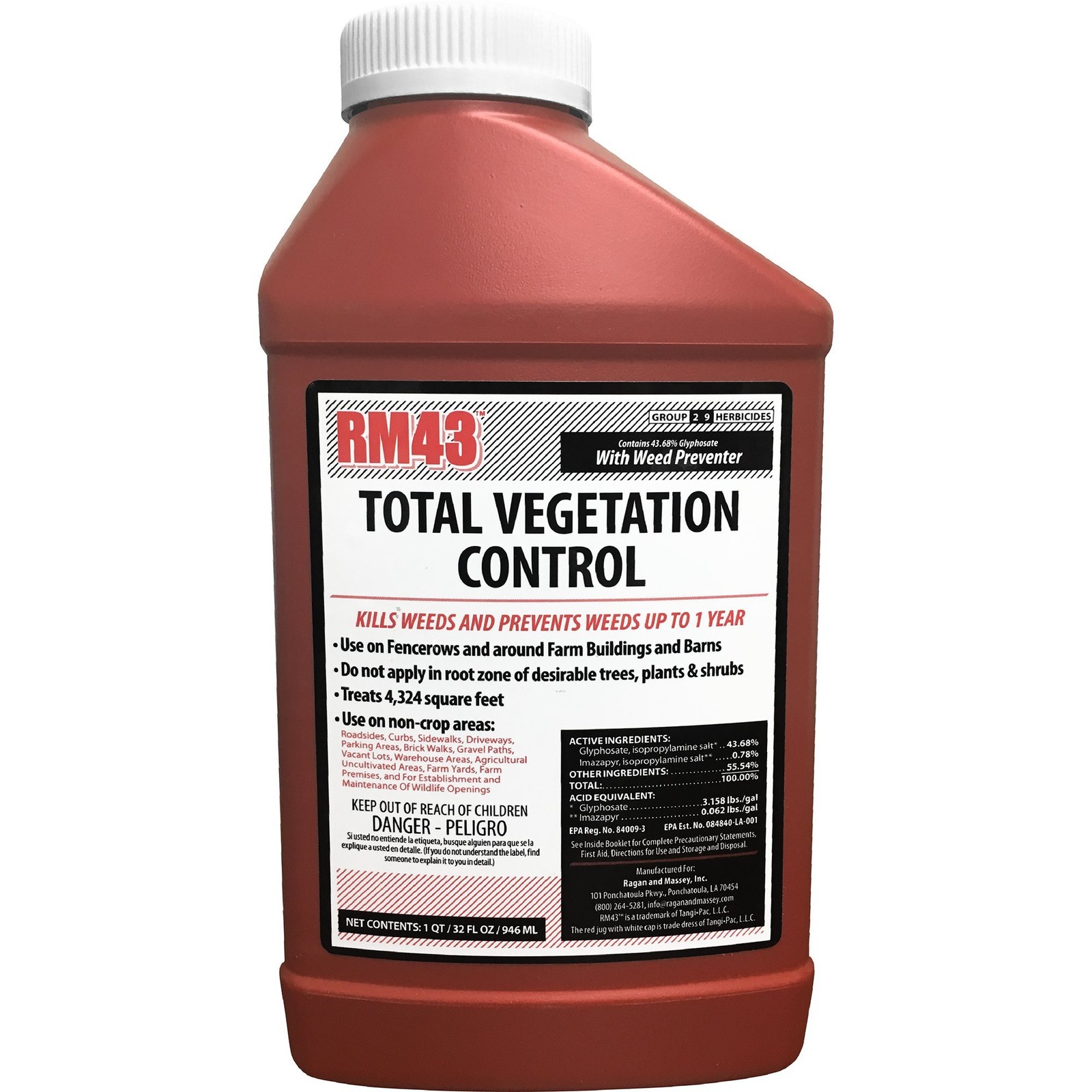 RM43 76502 32Oz Total Veg Control Glyph Imazapyr Weed Preventer, 32 oz, color gallery